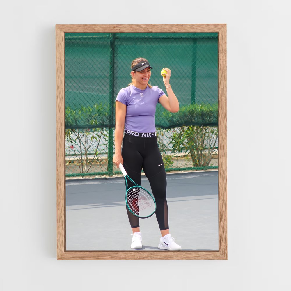 Poster Paula badosa service – affiche Tennis (vue 4)